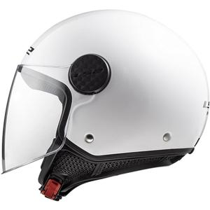 Atvērtā motocikla ķivere LS2 OF558 Sphere II Solid balta