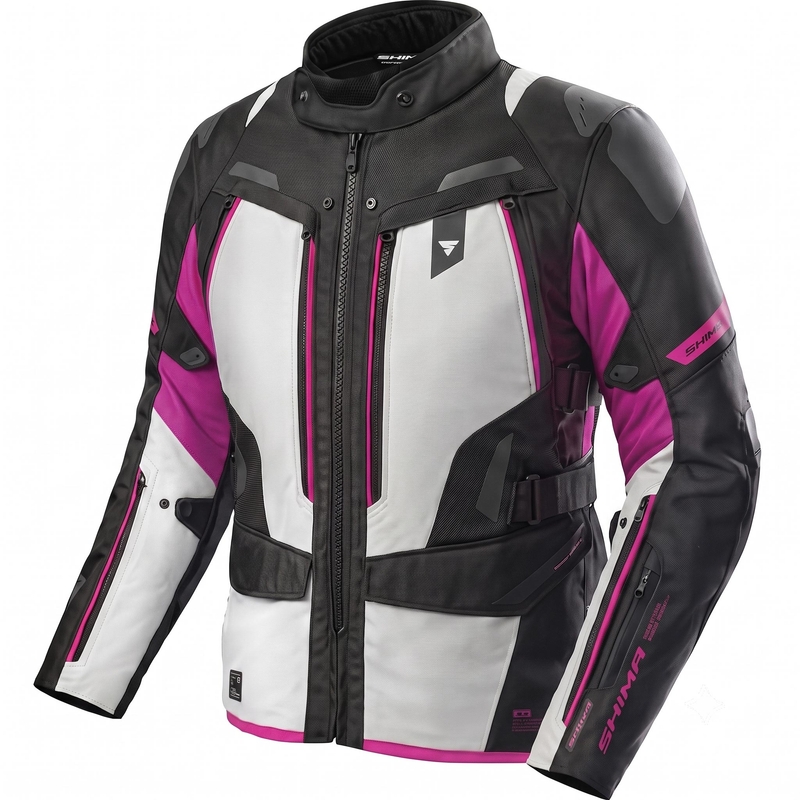 Sieviešu motocikla jaka Shima Dune 2.0 rozā