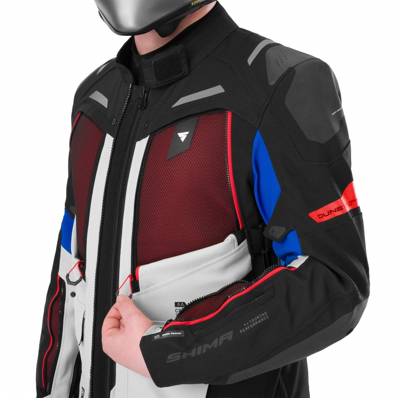 Shima Dune 2.0 motocikla jaka, zila