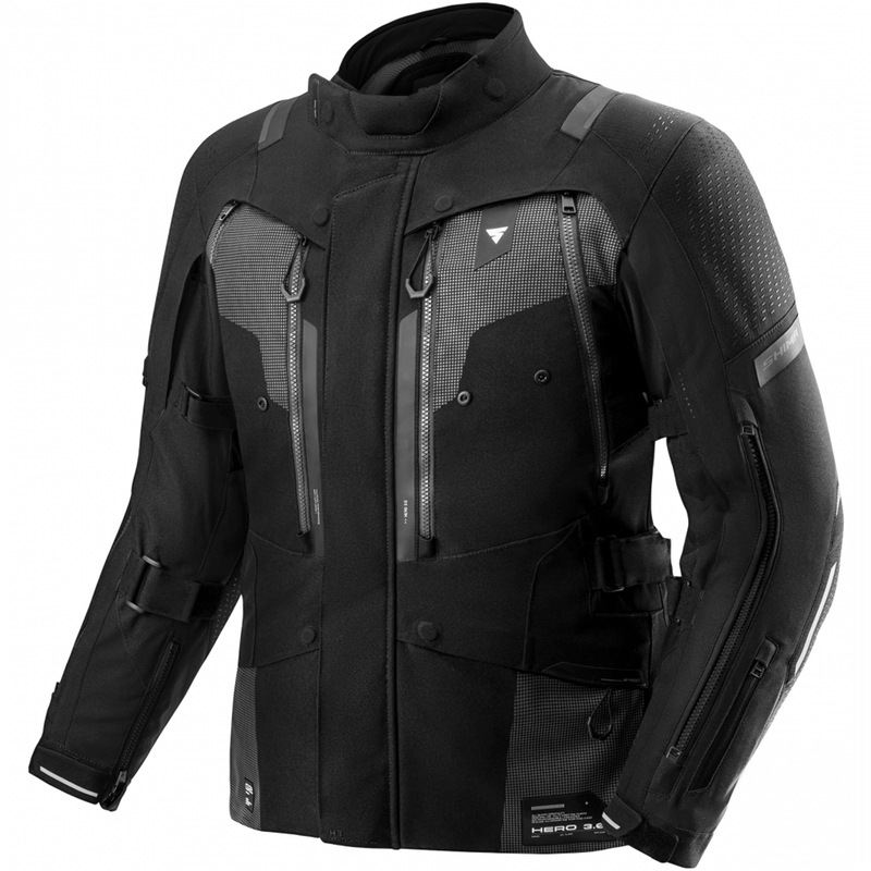 Shima Hero 3.0 motocikla jaka melna