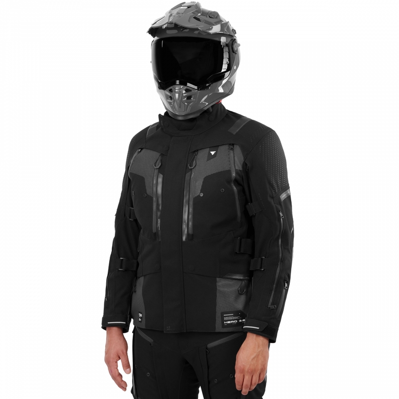 Shima Hero 3.0 motocikla jaka melna