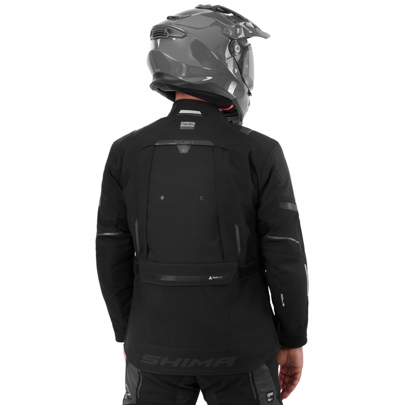 Shima Hero 3.0 motocikla jaka melna