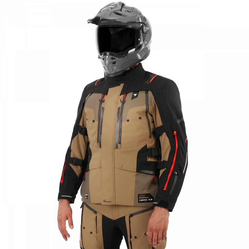 Shima Hero 3.0 motocikla jaka brūna