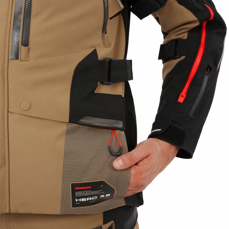 Shima Hero 3.0 motocikla jaka brūna