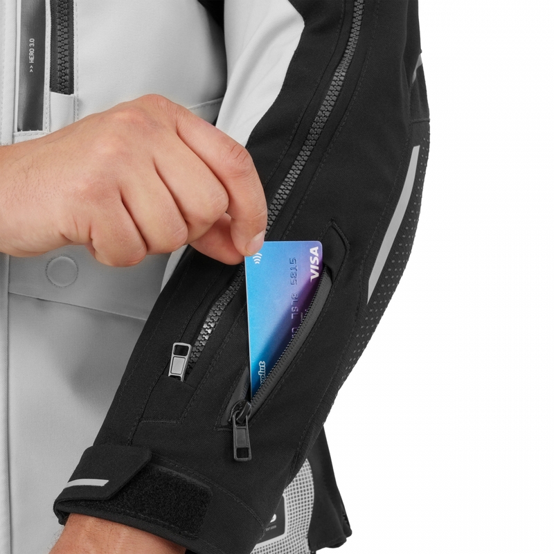 Shima Hero 3.0 motocikla jaka pelēkmelna