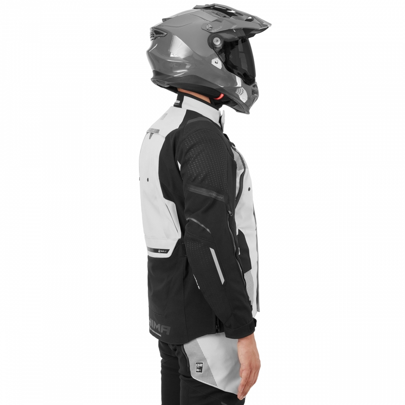Shima Hero 3.0 motocikla jaka pelēki dzeltena