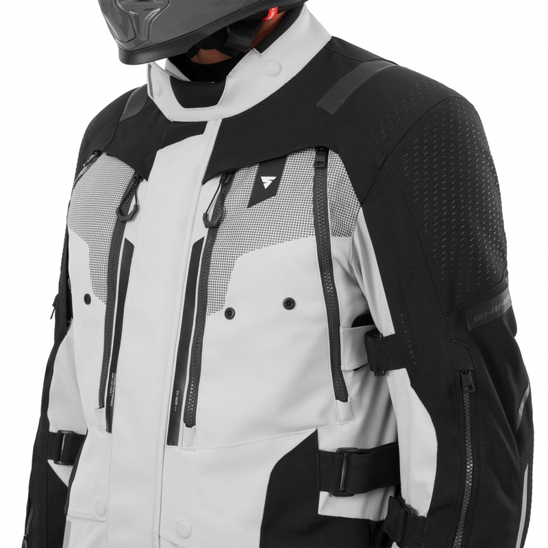 Shima Hero 3.0 motocikla jaka pelēki dzeltena