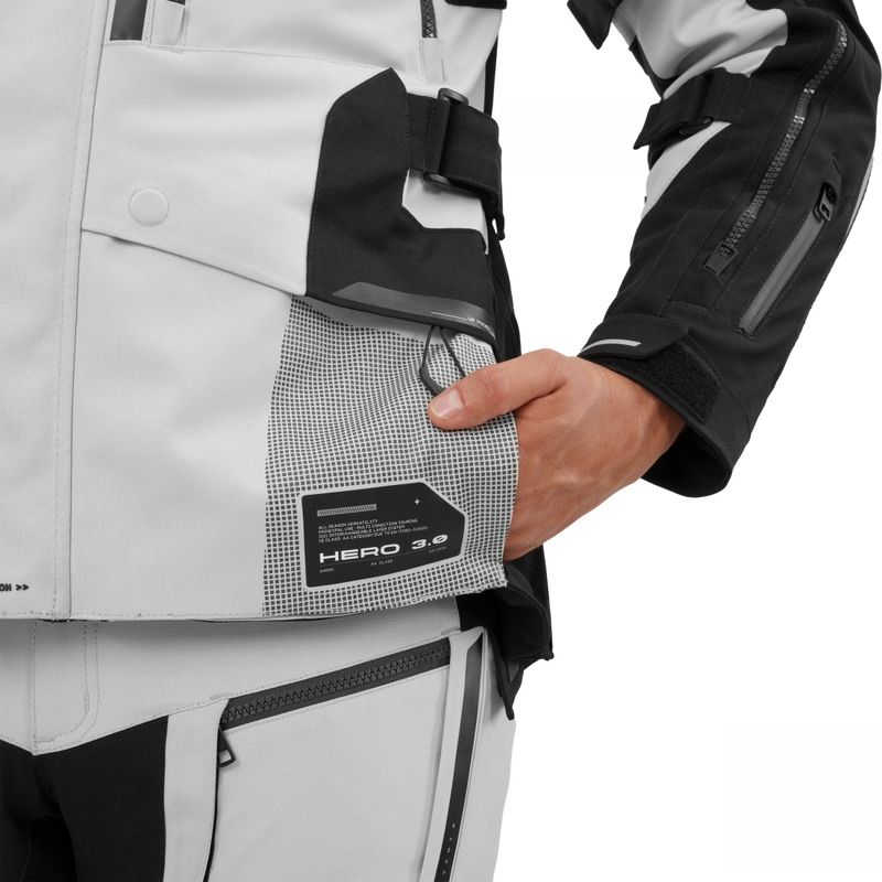 Shima Hero 3.0 motocikla jaka pelēki dzeltena