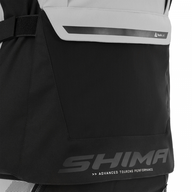 Shima Hero 3.0 motocikla jaka pelēki dzeltena