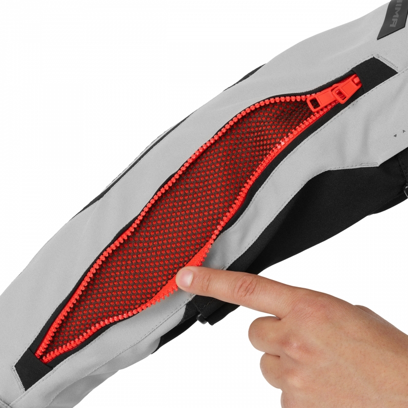 Shima Hero 3.0 motocikla jaka pelēki sarkana