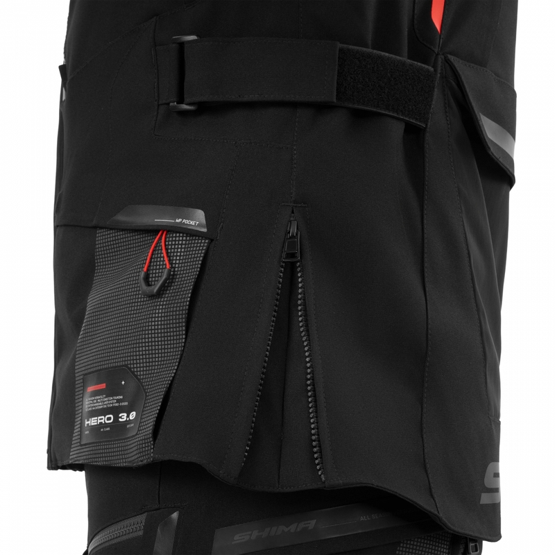 Shima Hero 3.0 motocikla jaka pelēki sarkana