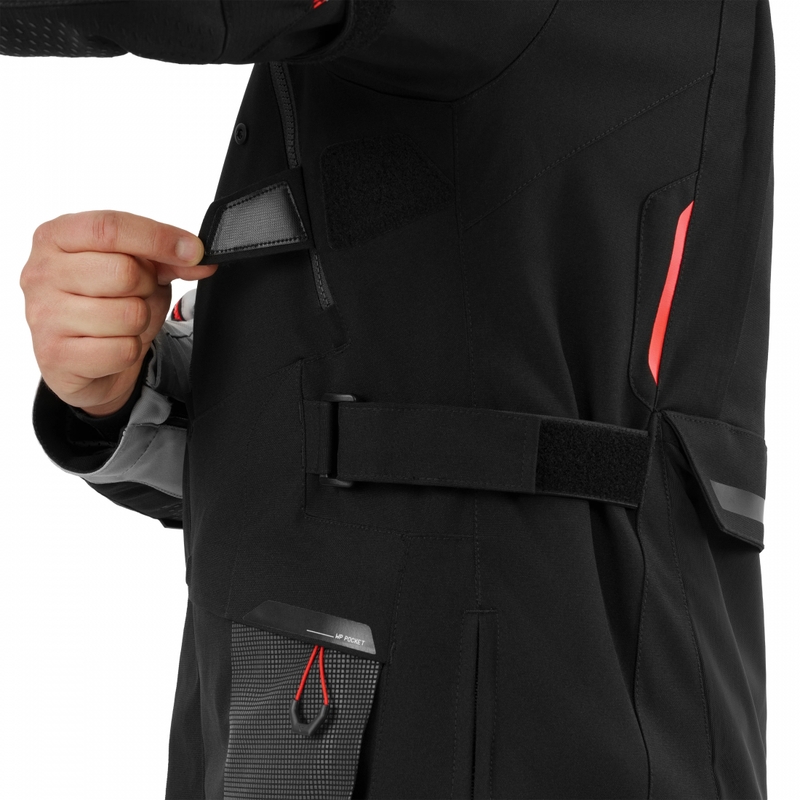Shima Hero 3.0 motocikla jaka pelēki sarkana