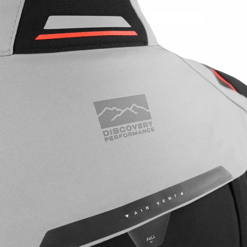 Shima Hero 3.0 motocikla jaka pelēki sarkana