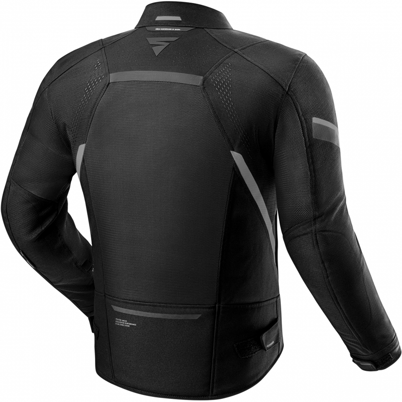 Shima Rush 3.0 Air motocikla jaka, melna