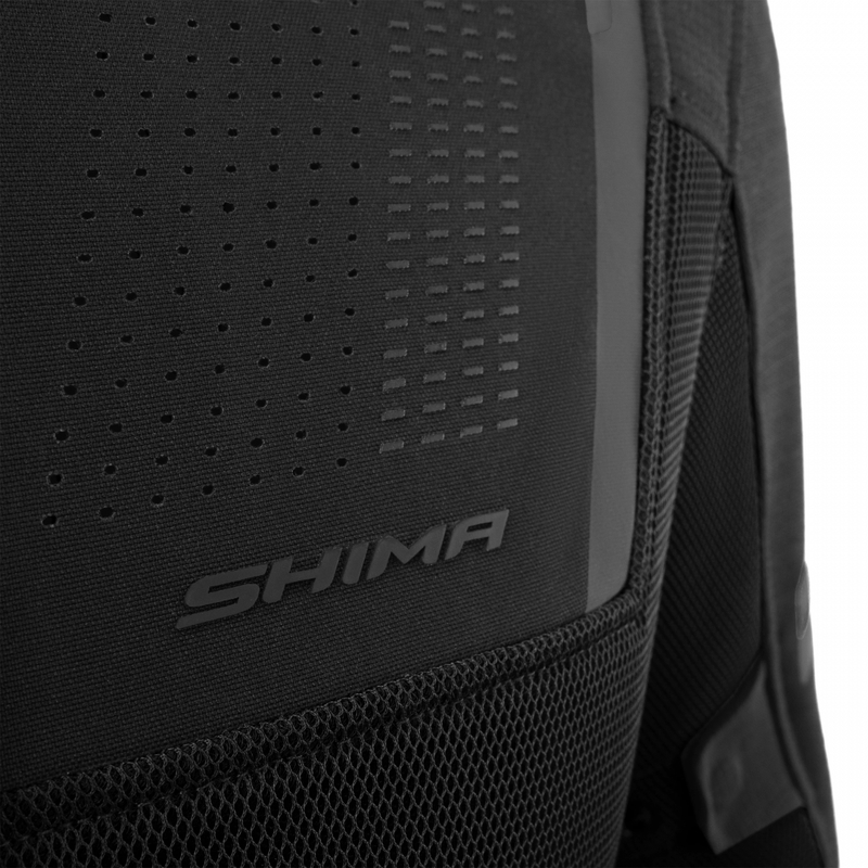 Shima Rush 3.0 Air motocikla jaka, melna