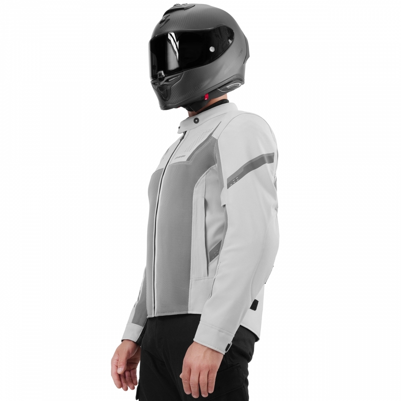 Shima Rush 3.0 Air motocikla jaka pelēka