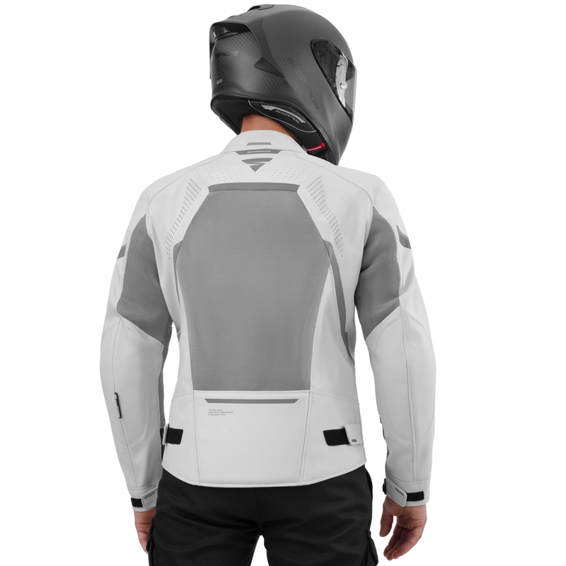 Shima Rush 3.0 Air motocikla jaka pelēka