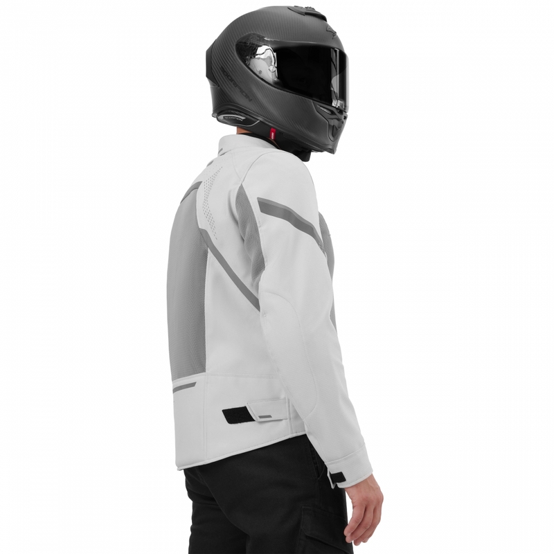 Shima Rush 3.0 Air motocikla jaka pelēka
