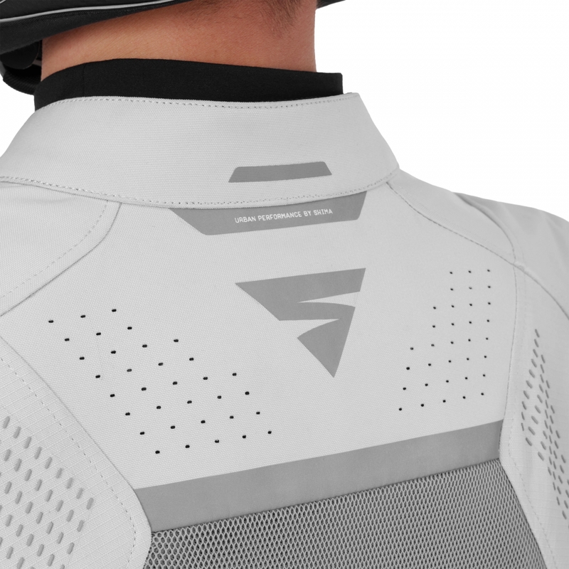 Shima Rush 3.0 Air motocikla jaka pelēka