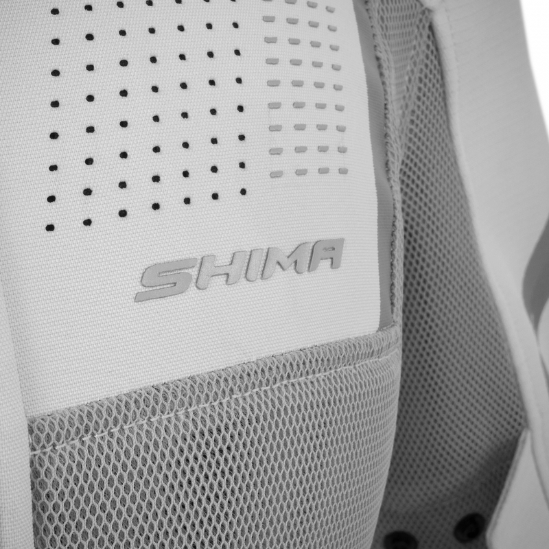 Shima Rush 3.0 Air motocikla jaka pelēka