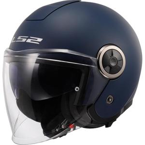 Atvērtā motocikla ķivere LS2 OF620 Classy Solid matēta tumši zila