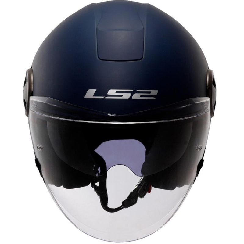 Atvērtā motocikla ķivere LS2 OF620 Classy Solid matēta tumši zila