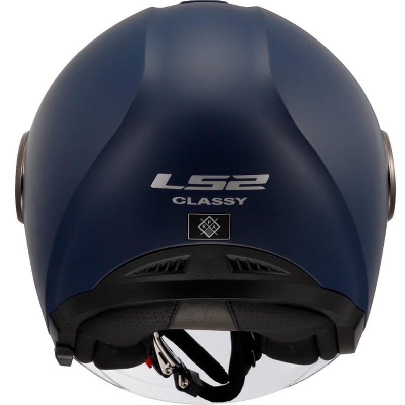 Atvērtā motocikla ķivere LS2 OF620 Classy Solid matēta tumši zila