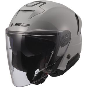 Atvērtā motocikla ķivere LS2 OF618 Verso II Solid nardu pelēka