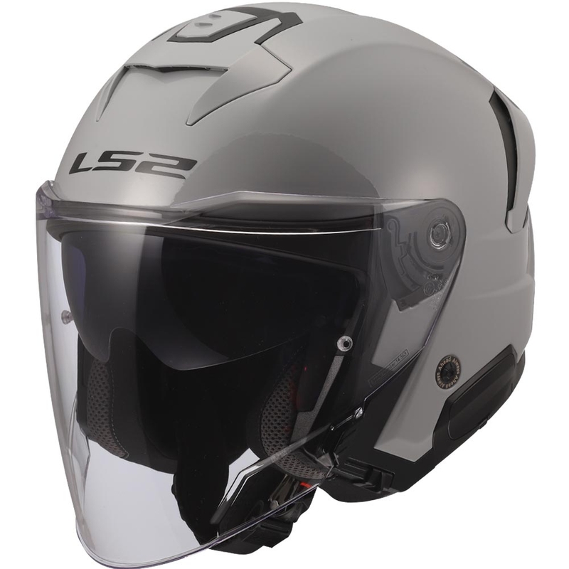 Atvērtā motocikla ķivere LS2 OF618 Verso II Solid nardu pelēka