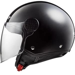 Atvērtā motocikla ķivere LS2 OF558 Sphere II Solid matēta melna