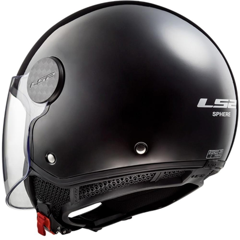Atvērtā motocikla ķivere LS2 OF558 Sphere II Solid matēta melna
