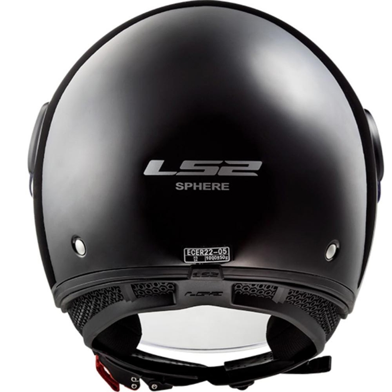 Atvērtā motocikla ķivere LS2 OF558 Sphere II Solid matēta melna