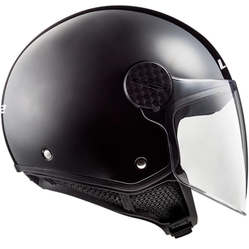 Atvērtā motocikla ķivere LS2 OF558 Sphere II Solid matēta melna