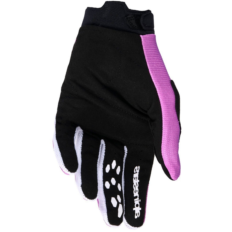 Alpinestars Stella Full Bore V2 sieviešu motokrosa cimdi violeti-balti-melni