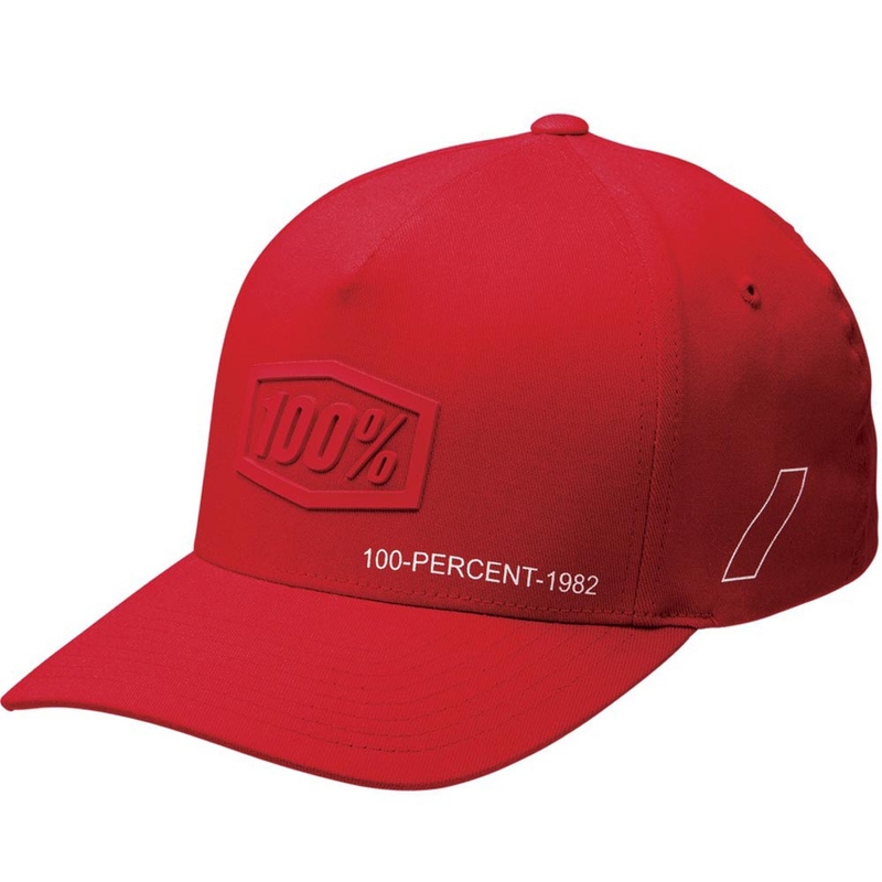 Bērnu cepure 100% Shadow Snapback sarkana