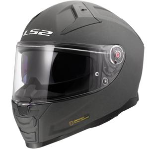 Pilna izmēra motocikla ķivere LS2 FF811 Vector II, cieta betona pelēka
