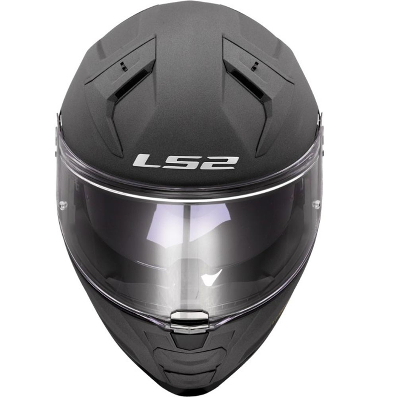 Pilna izmēra motocikla ķivere LS2 FF811 Vector II, cieta betona pelēka