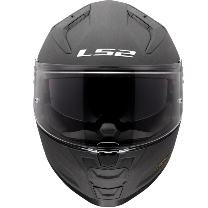 Pilna izmēra motocikla ķivere LS2 FF811 Vector II, cieta betona pelēka