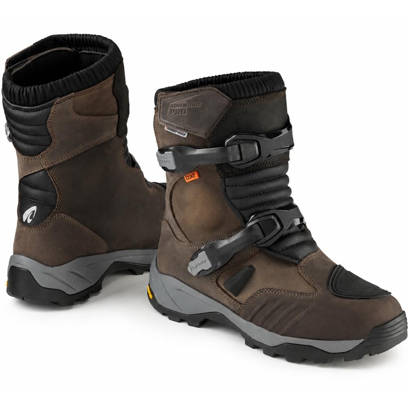 Forma Adventure PRO zemie motocikla zābaki brūni