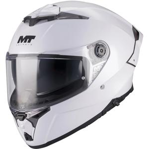 Pilna izmēra motocikla ķivere MT Thunder 4 R Pure A0 balta