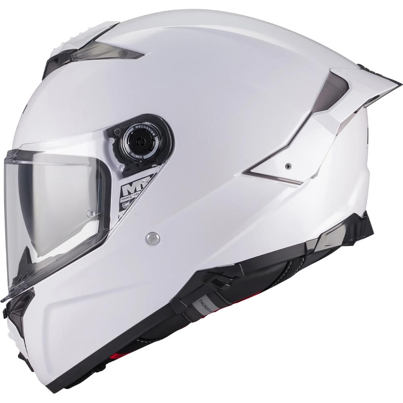 Pilna izmēra motocikla ķivere MT Thunder 4 R Pure A0 balta