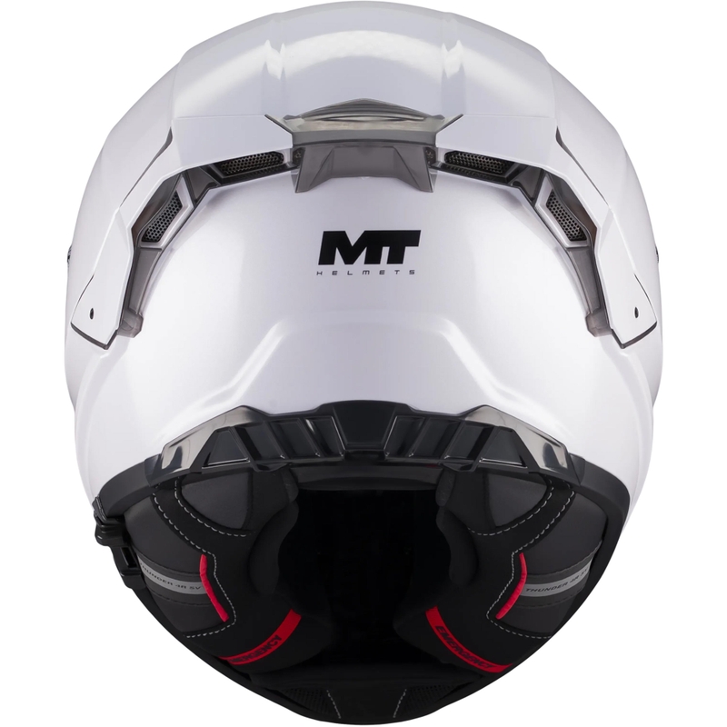 Pilna izmēra motocikla ķivere MT Thunder 4 R Pure A0 balta