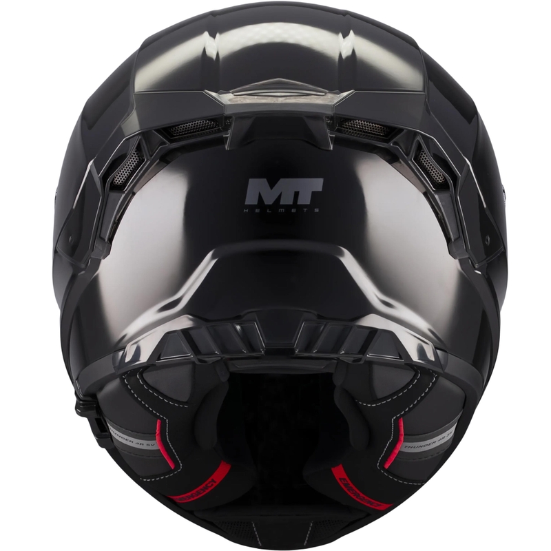 Pilna izmēra motocikla ķivere MT Thunder 4 R Pure A1 melna