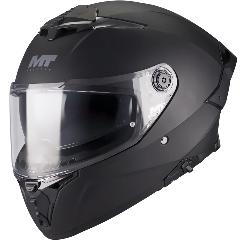 Pilna izmēra motocikla ķivere MT Thunder 4 R Pure A1 matēta melna