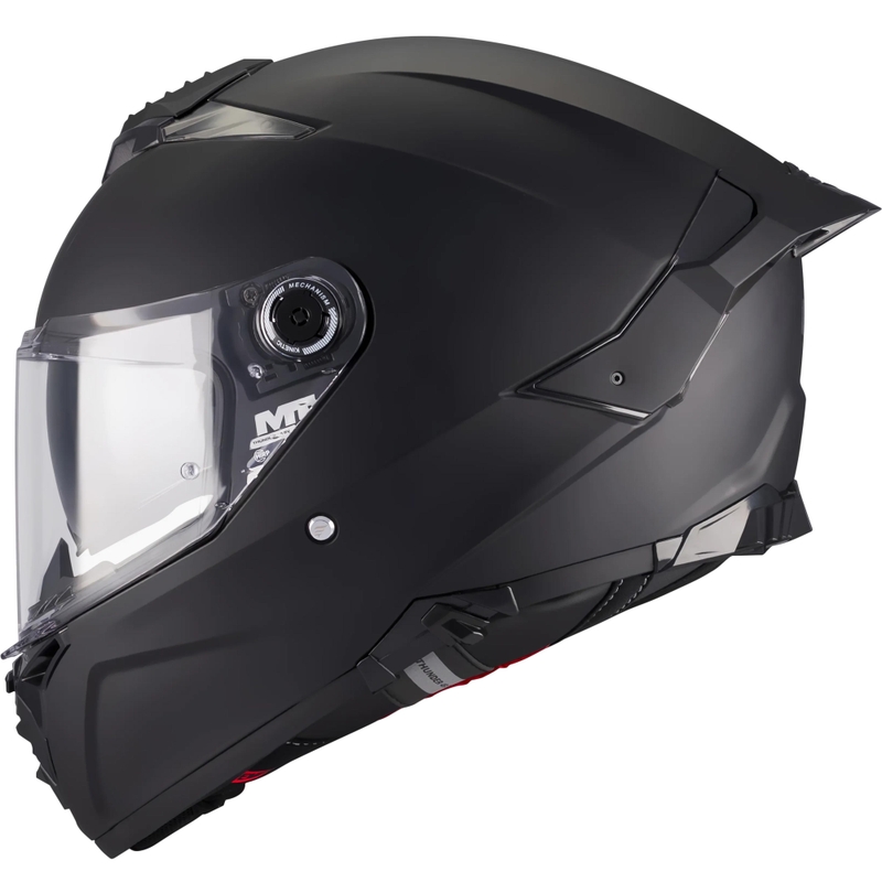 Pilna izmēra motocikla ķivere MT Thunder 4 R Pure A1 matēta melna