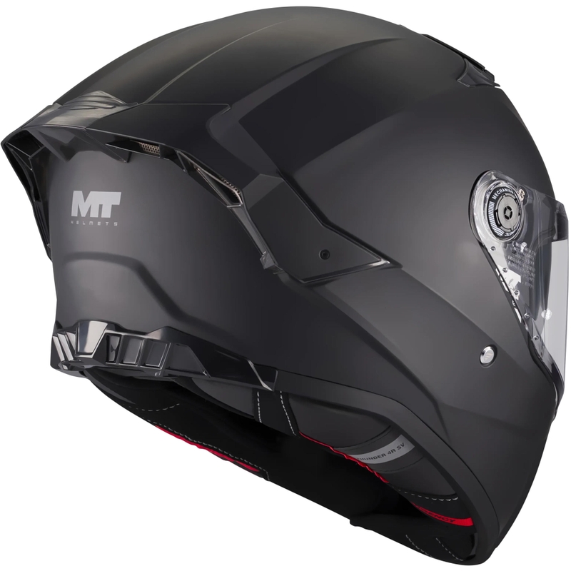Pilna izmēra motocikla ķivere MT Thunder 4 R Pure A1 matēta melna
