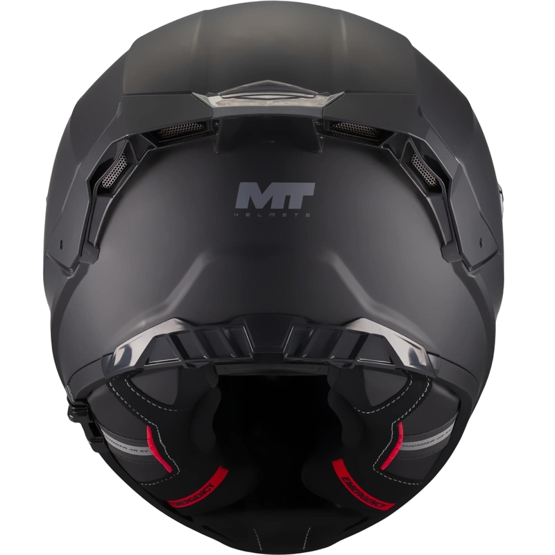 Pilna izmēra motocikla ķivere MT Thunder 4 R Pure A1 matēta melna