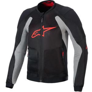 Alpinestars TROOP-AIR PRO Black-Light Grey-Red motocikla jaka