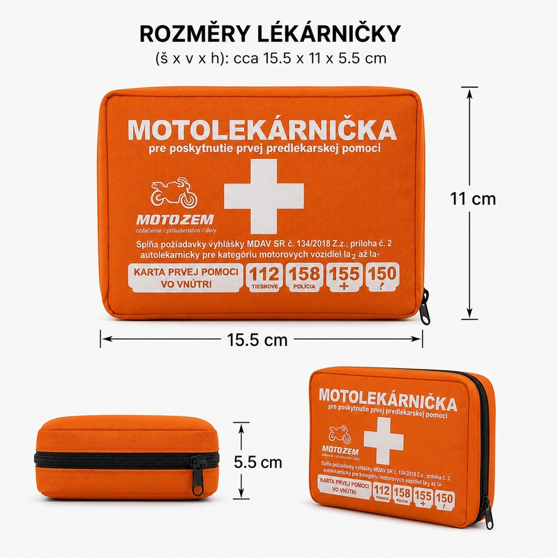 Motocikla pirmās palīdzības komplekts SK kompakts
