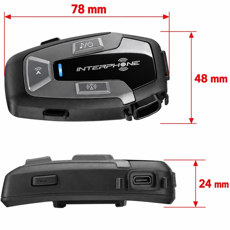 Bluetooth austiņas Interphone U-COM6R - Twin Pack